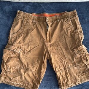 Men's Brown Cargo Shorts